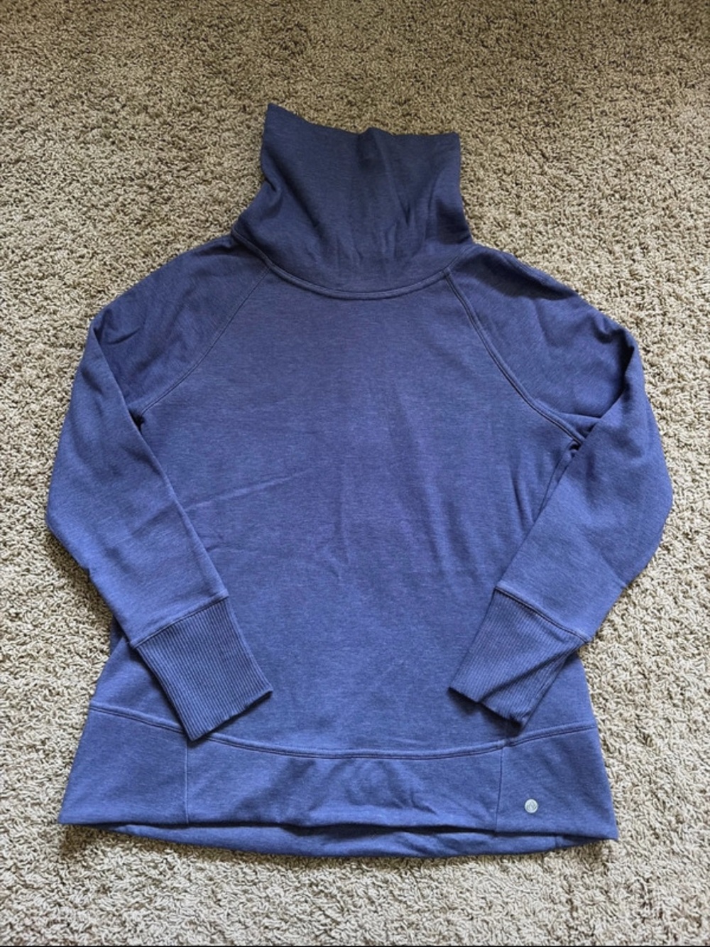 Apana Purple Funnel Neck Sweater